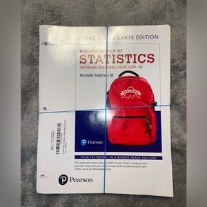 FUNDAMENTALS OF STATISTICS loose-leaf textbook
